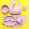 silicone weaning set, baby weaning set