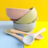 Baby Suction Bowl, Silicone Bowls, weaning bowls, suction bowls, baby bowl with spoon, suction bowl with spoon
