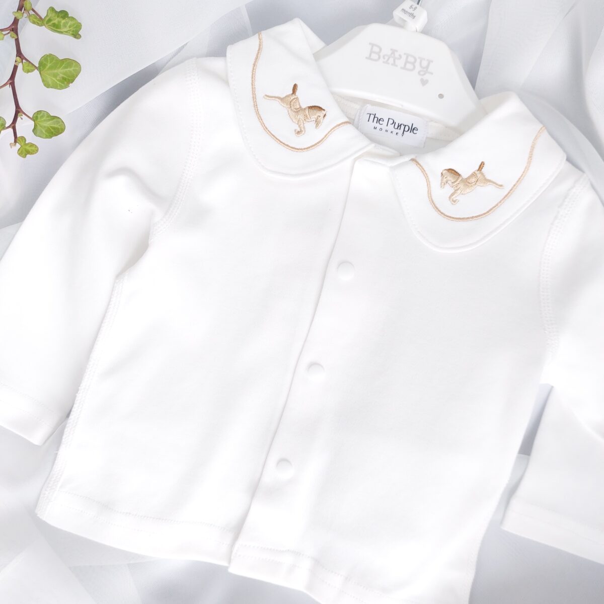 baby occasion top, baby white top, baby cotton top