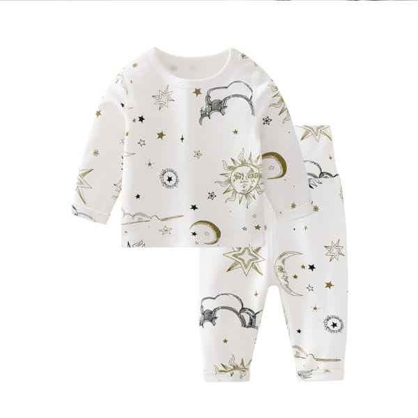 Alternative view of Celestial 2-piece Baby Outfit | GOTS Certified Cotton