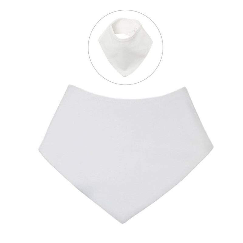 White Cotton Bandana Bib