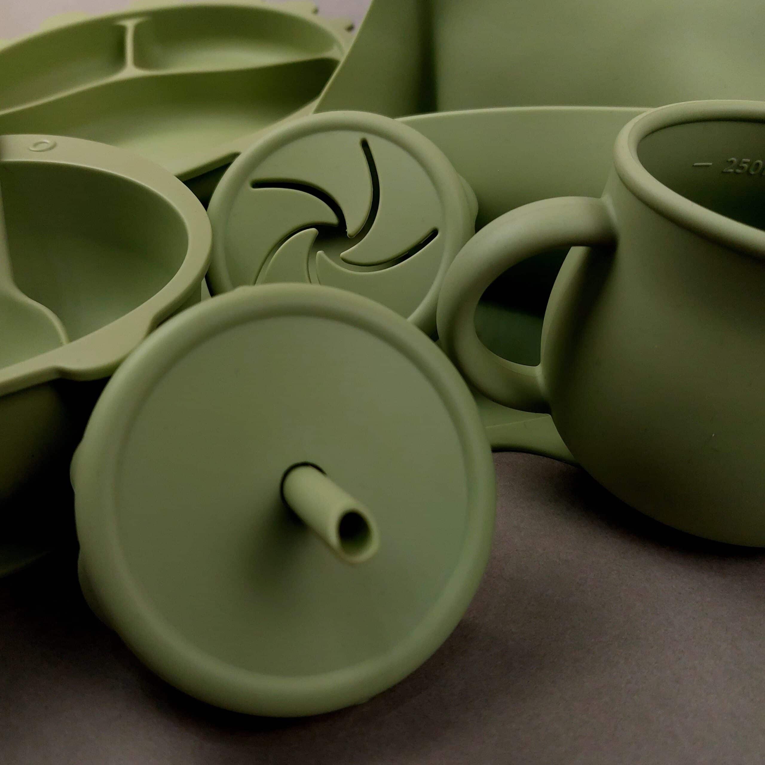 Silicone weaning Set, Baby feeding set, Baby weaning, Suction Plate