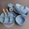 Advanced Silicone Weaning Set | Baby Feeding Set | Buy Online | UK | The Purple Monkey