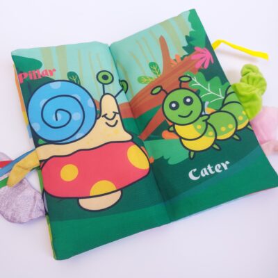 babies soft books, cloth books, gift for baby, baby book with tails, baby book animals, sensory book